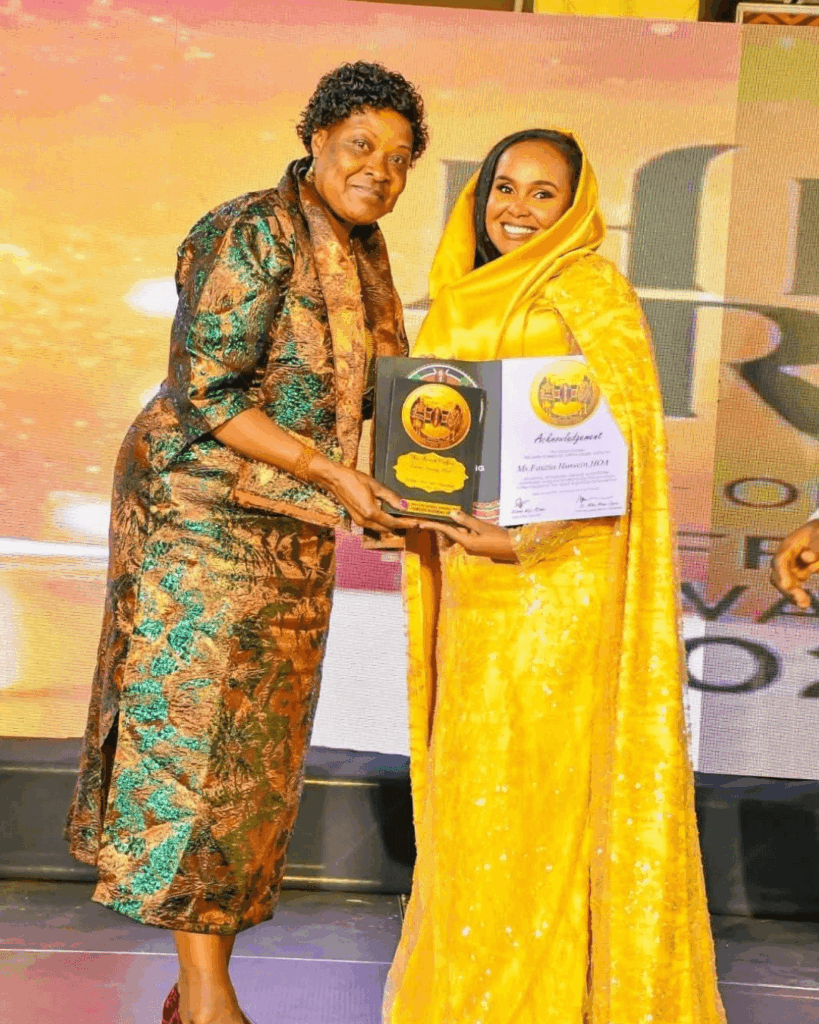 Celebrating Excellence: Younger Kibwezi FC Patron Fauzia Hussein Honoured at the Hero of Africa Awards 2026
